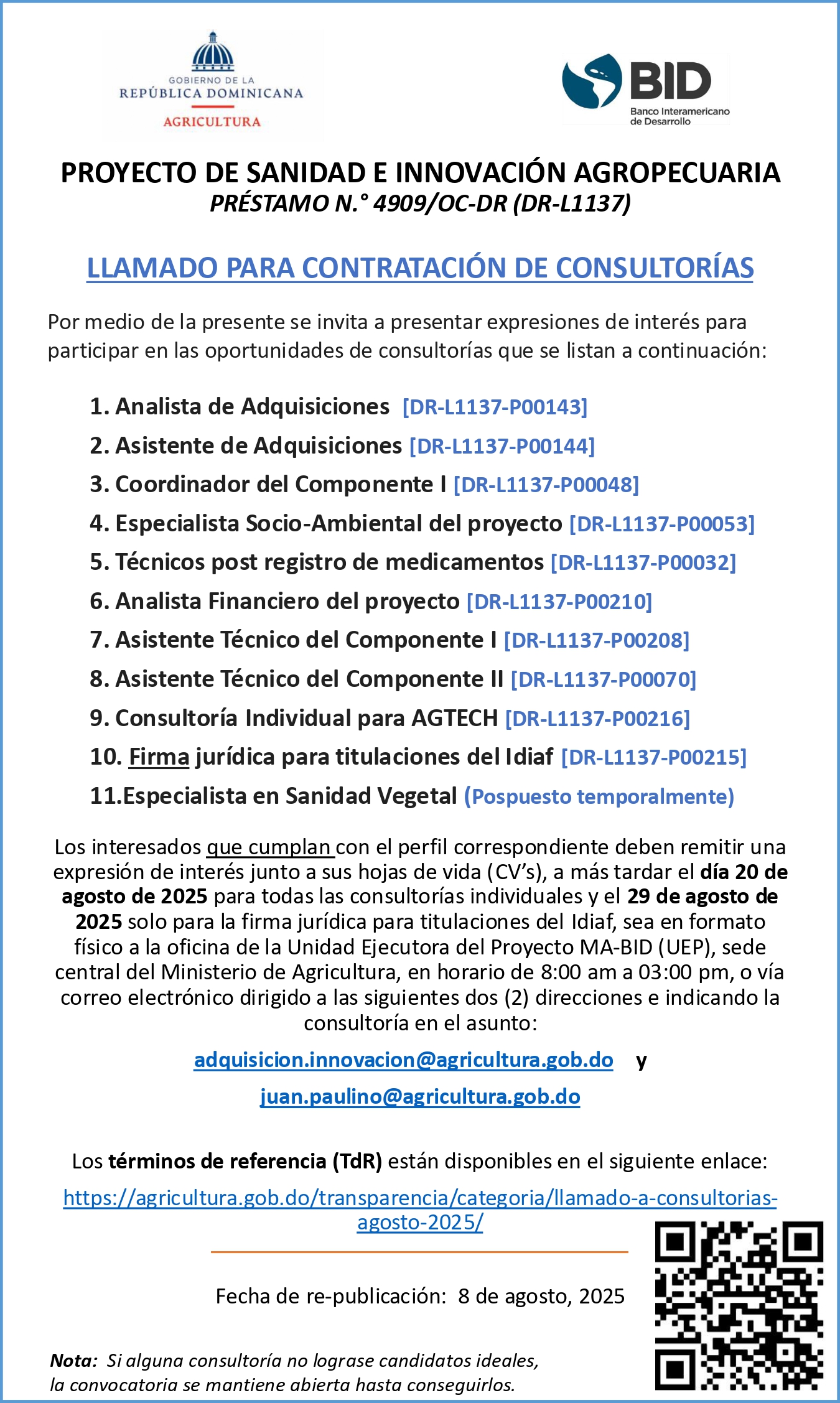 Comunicado