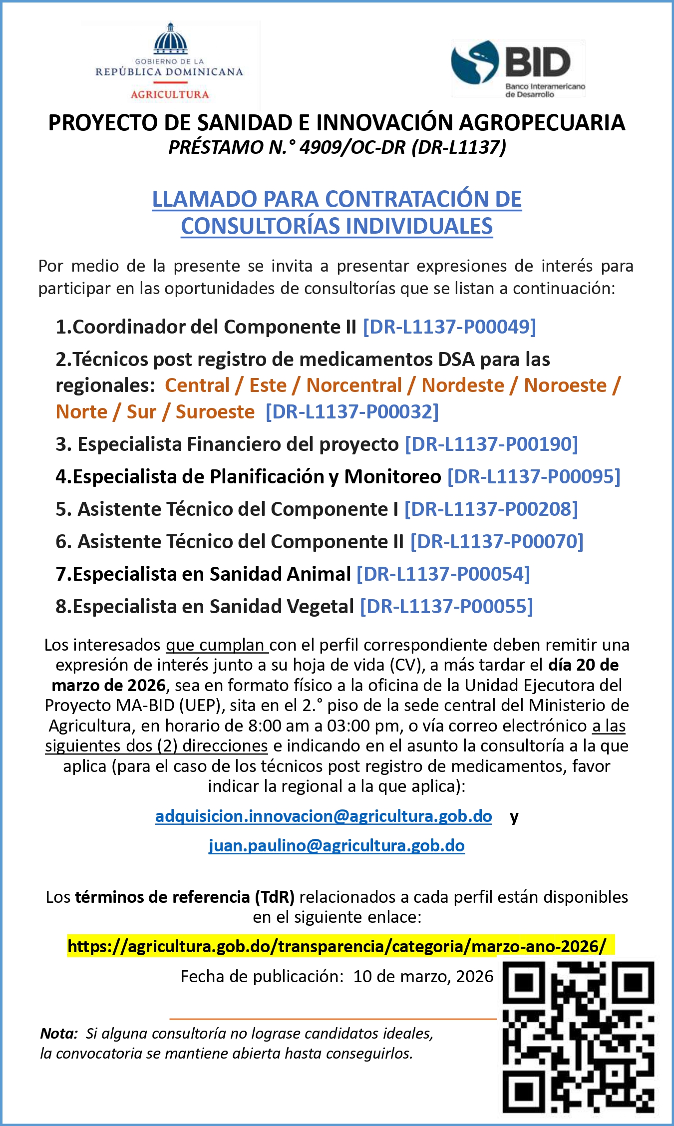 Comunicado