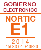 Sello de certificación de la E1:2014 con el NIU 13003-01-E118045
